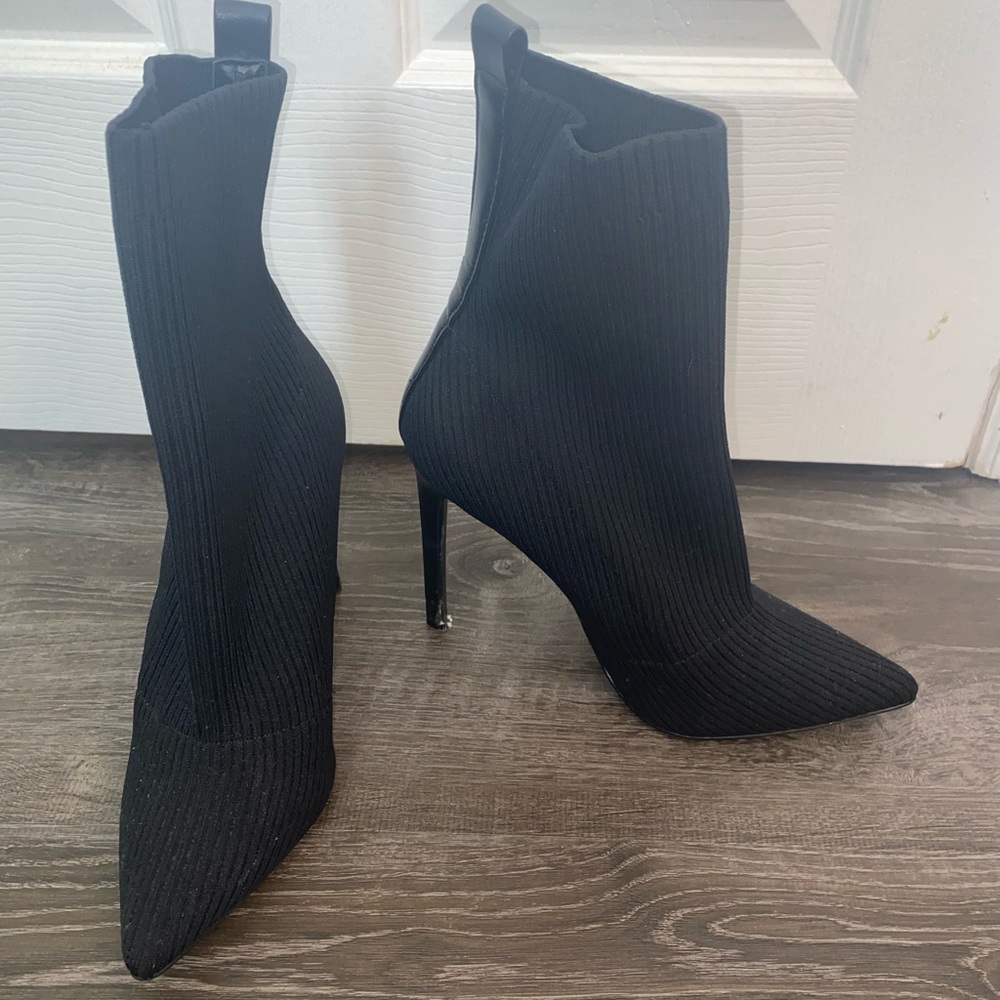 Steve Madden Black Booties Size 10 - image 4